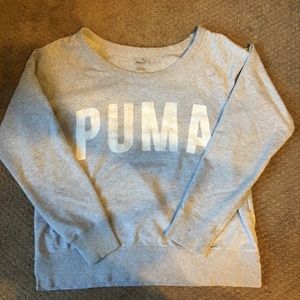 Grey puma sweatshirt